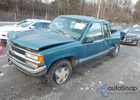 1997 Chevrolet K1500 Fleetside from USA, damaged, VIN 1GCEK19R2VE142206
